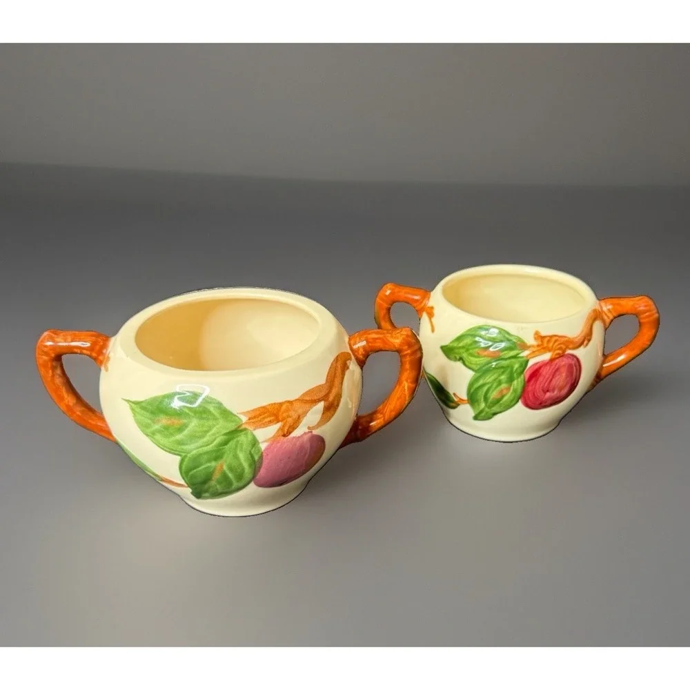 Vintage Mixed Lot 2 Franciscan Apple Sugar Bowl Bases No Lids 5